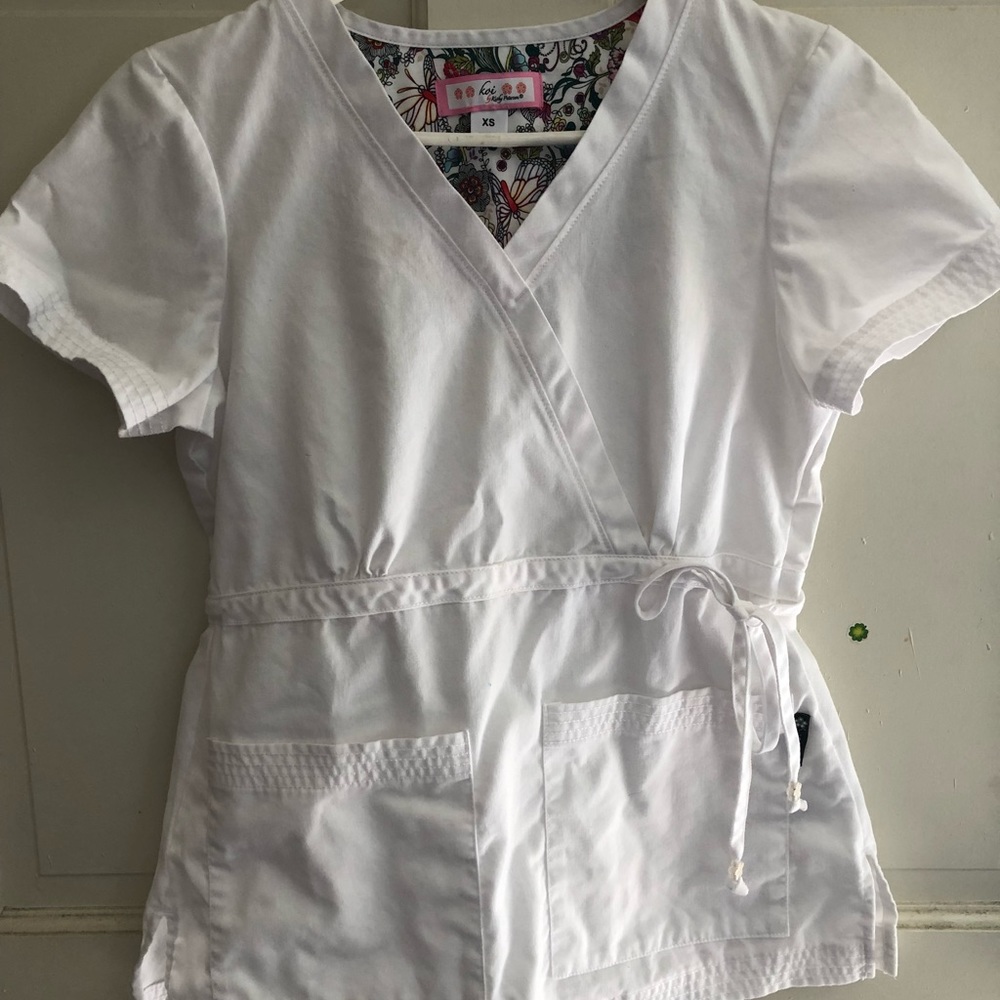 White Koi Scrub